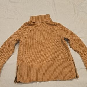 L.L. Bean Tan Knit Jacket